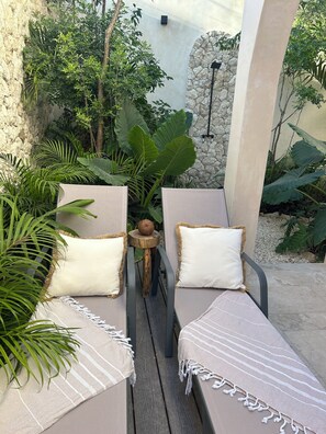 Terrace/patio - 4-bedroom Villa Outdoor/Indoor Living Sleeps 8 (Tulum)