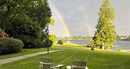 World Cup Base. Lakefront home with sweeping Mountain View