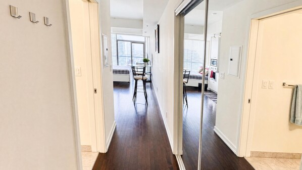 Basic Studio Suite, 1 Queen Bed, Non Smoking, Private Bathroom | Living area | TV - Westlake Prime Suites (Toronto)
