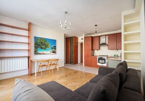 Living area - Żurawia Warsaw City Apartment (Warszawa)