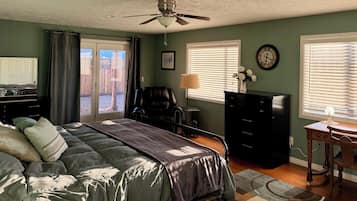 3 habitaciones, escritorio, wifi gratis y ropa de cama