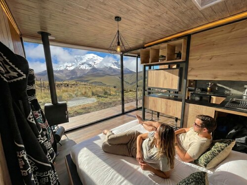 Exclusive tiny house facing Chimborazo at 4000 msnm