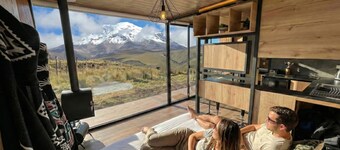 Exclusive tiny house facing Chimborazo at 4000 msnm