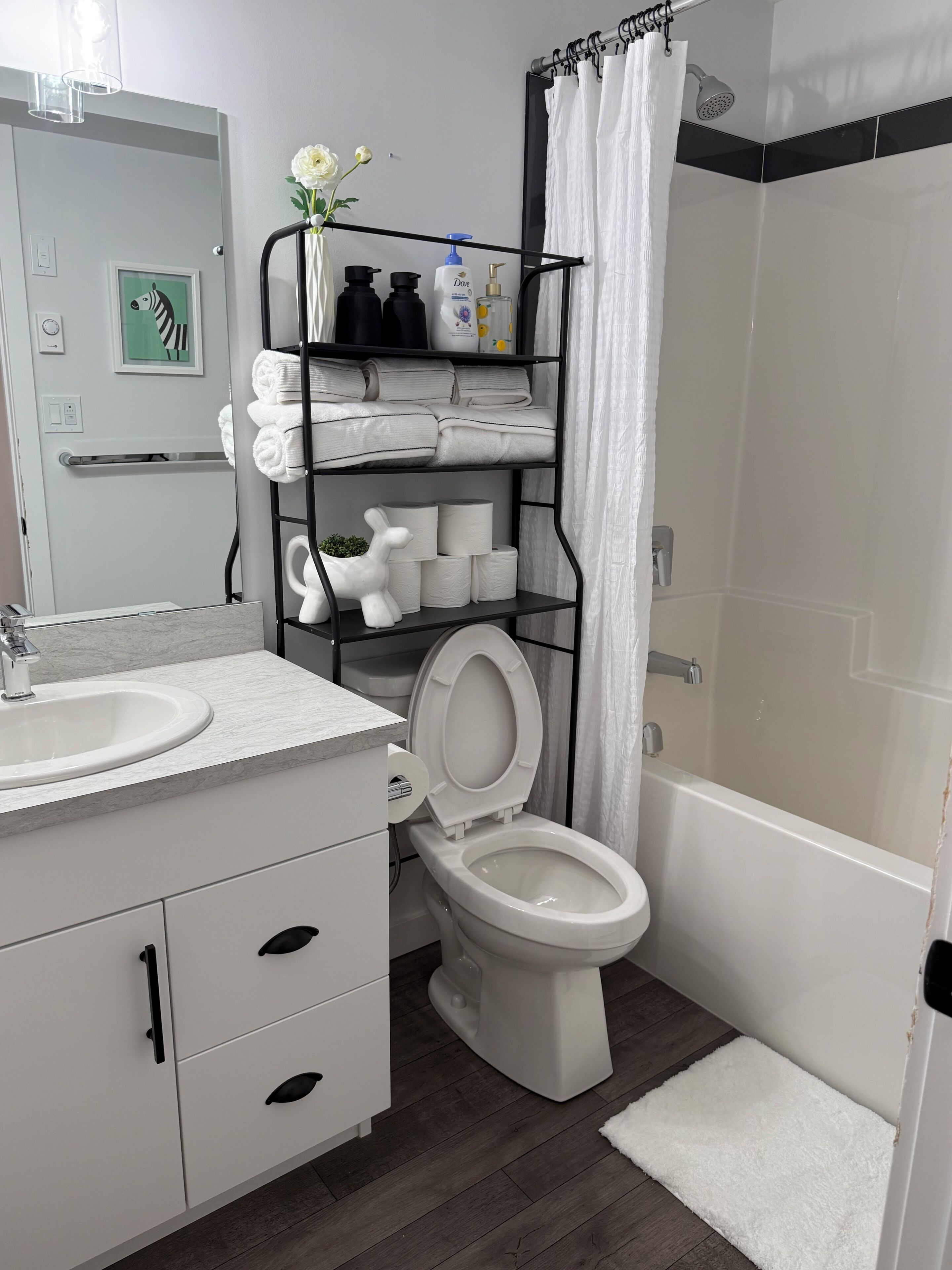 Bruser, bidet, håndklæder, Sæbe