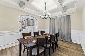 Dining - The Pond House | 5BR Retreat w/ Scenic Views (Clarksville)