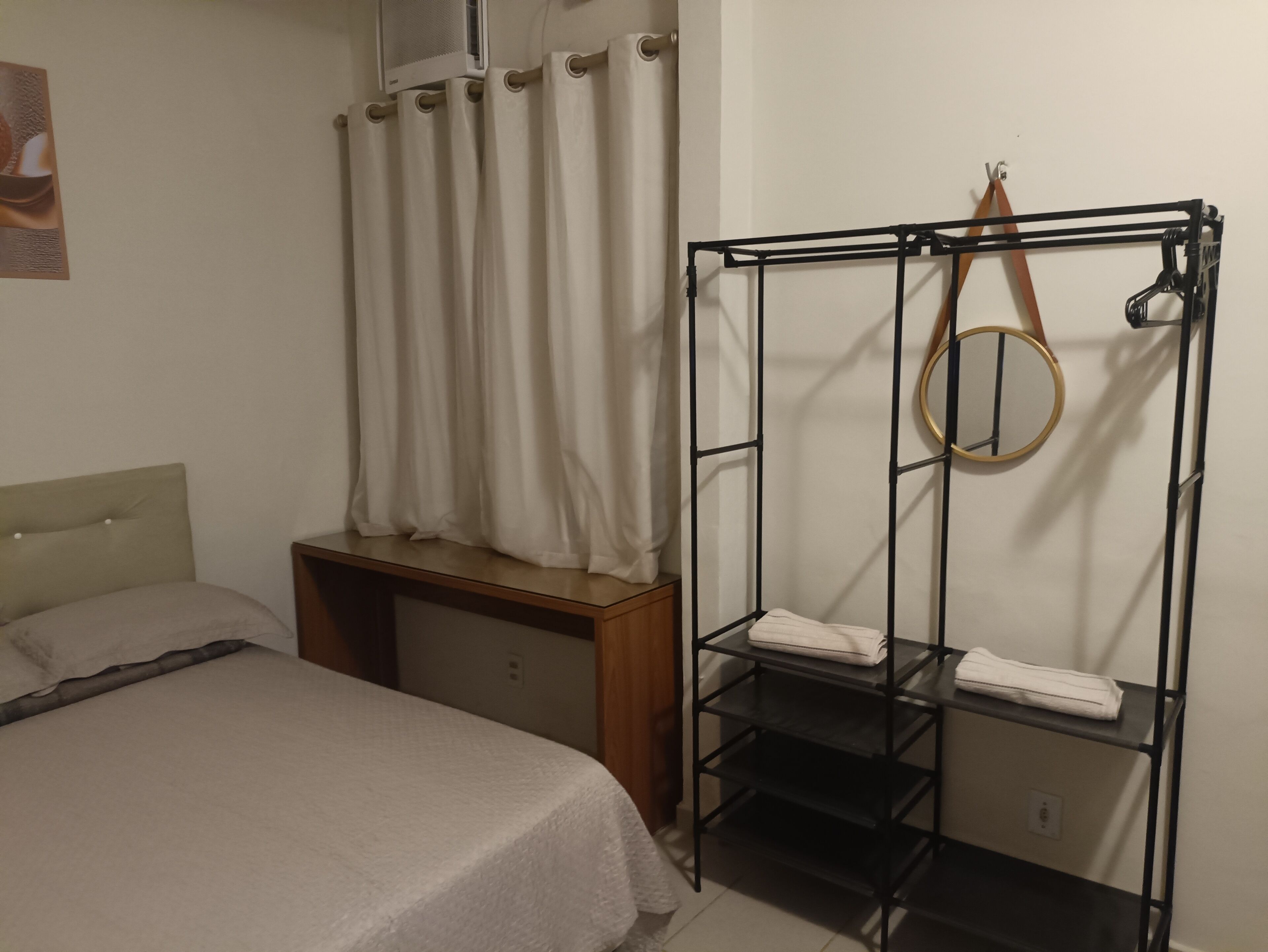 Blackout curtains, iron/ironing board, free WiFi