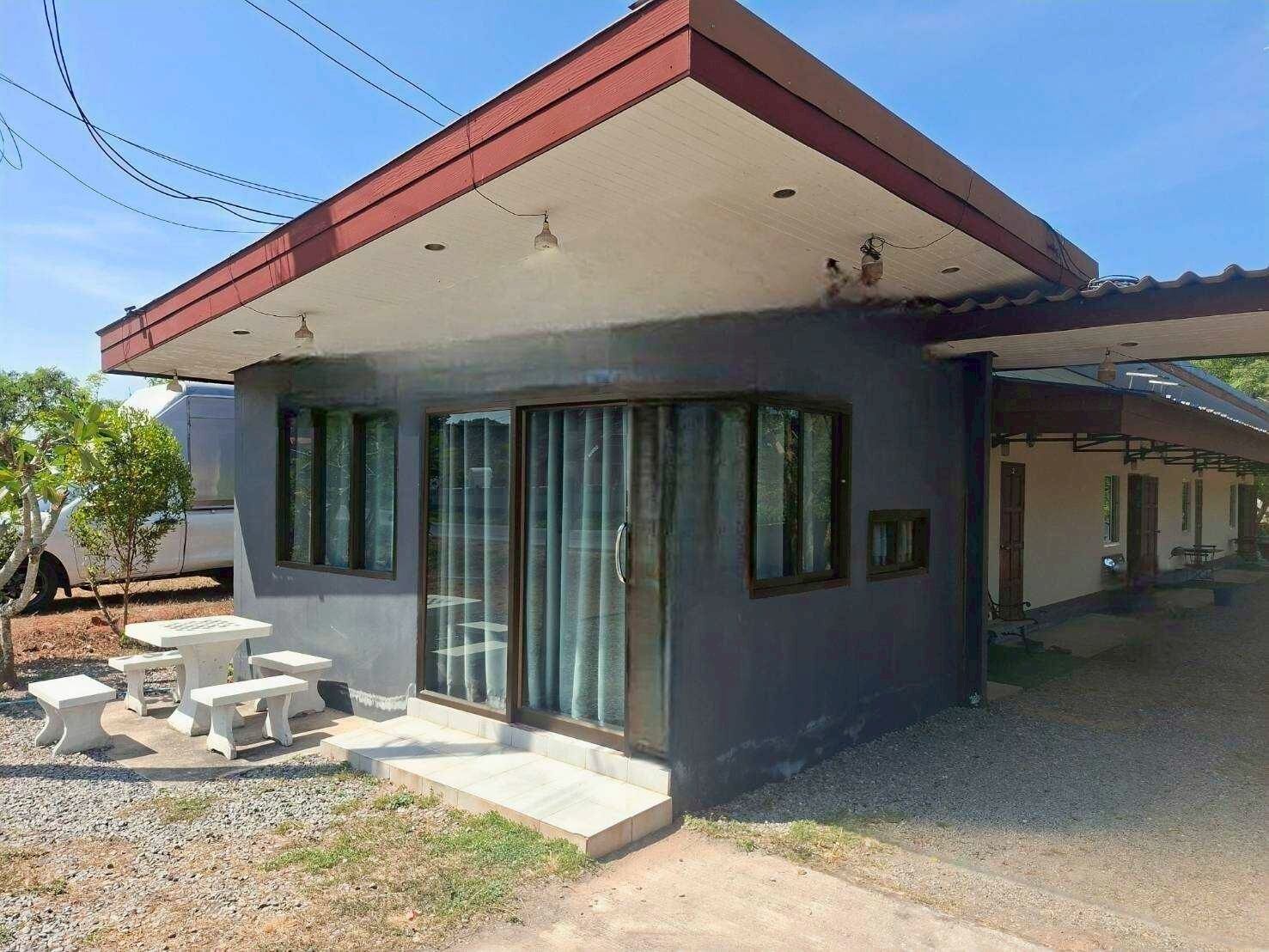 Façana frontal de l'allotjament