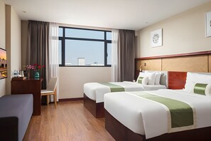 Superior Twin Room, City View | View from room - Clover Hotel Phnom Penh (Phnom Penh)