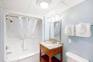 Bathroom - Oceanfront 2BR Escape | Balcony & Pool (Myrtle Beach)
