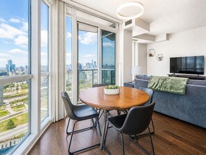 Family Suite, 2 Bedrooms, City View | Living area