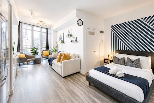 Classic-Studiosuite, 1 Doppelbett und Schlafsofa, Nichtraucher, eigenes Bad | Wohnbereich