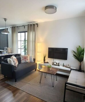 Living area - Cozy Scandi-Industrial House - Perfect for Family (San Pablo City)
