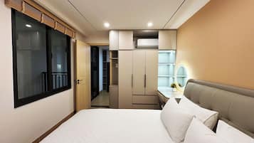 Family Double Room, Multiple Beds, Balcony, Mountain View | Desk, laptop workspace, free WiFi