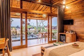 Luxury Villa, Valley View | Desk, laptop workspace, free WiFi, wheelchair access - Kubu Tama Villa (Sebatu)