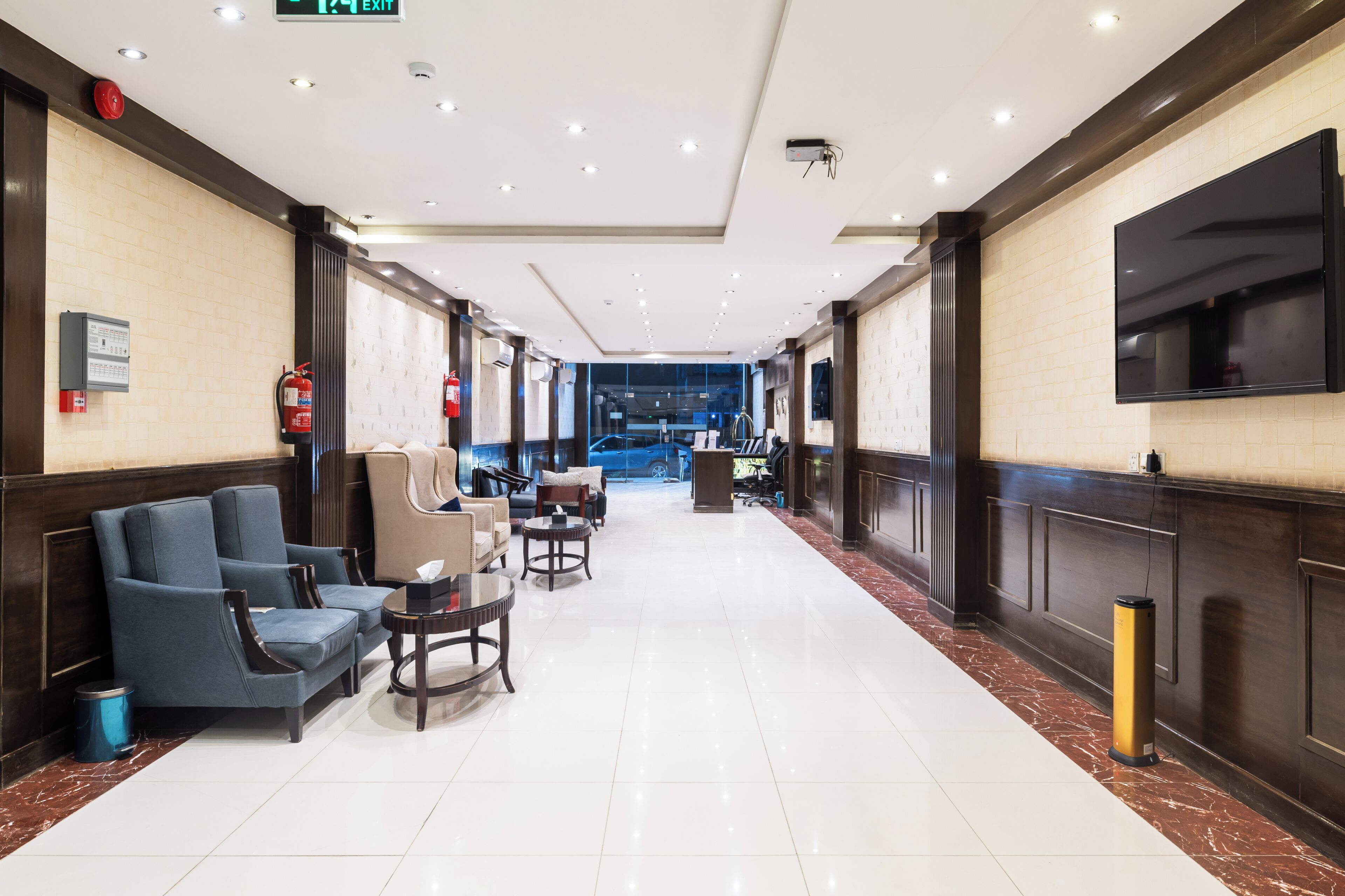 Sala de estar en el lobby