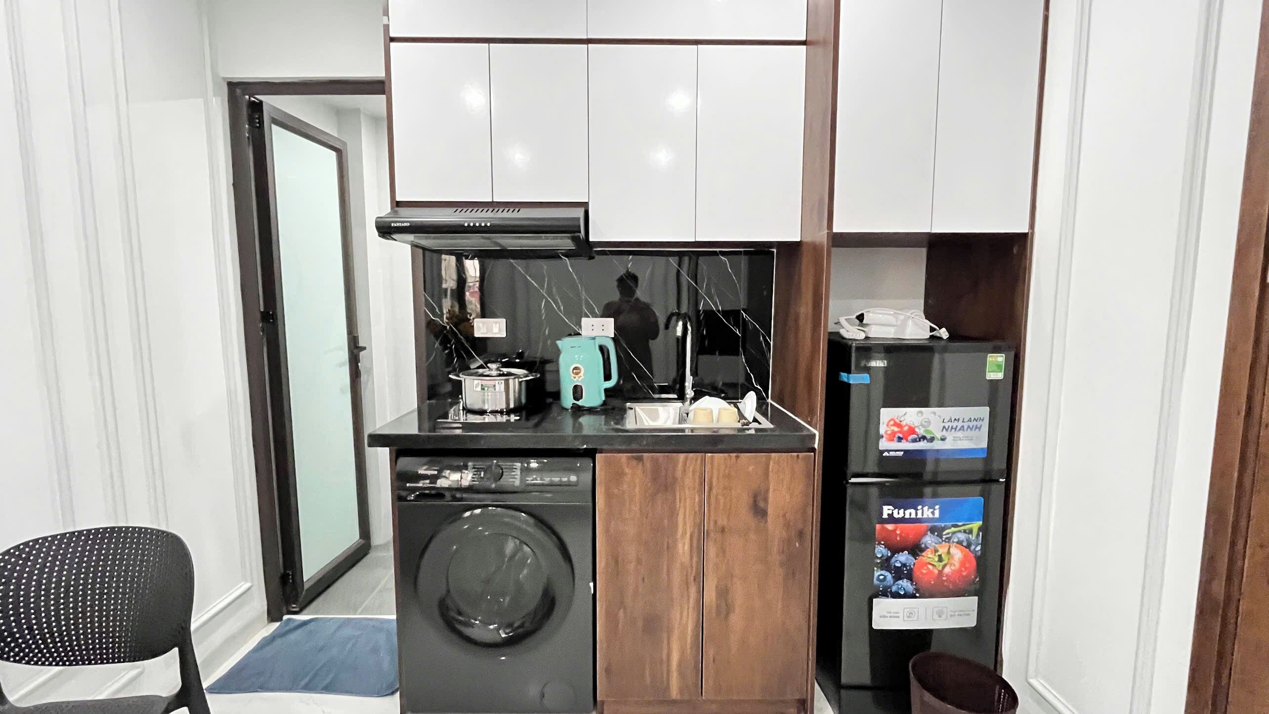 ห้องดีลักซ์, วิวเมือง | ครัวส่วนตัว | ตู้เย็นเล็ก
