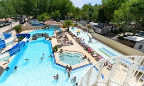 Piscine extérieure, piscine chauffée