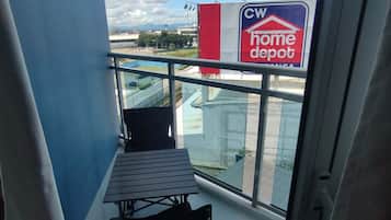 Deluxe-Studio, 1 Queen-Bett, Balkon, Stadtblick | Blick vom Balkon