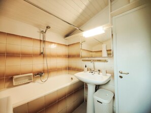 Bathroom - Stone House near Agios Spyridon Beach | 2BR & BBQ (Peritheia)