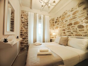 Room - Stone House near Agios Spyridon Beach | 2BR & BBQ (Peritheia)