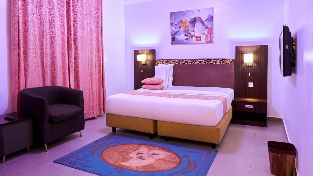 Luxury Double Room, Balcony, City View | In-room safe, desk, laptop workspace, blackout curtains