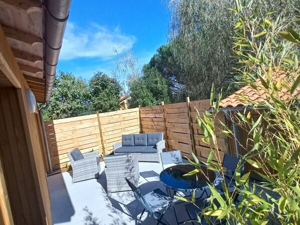 Terrace/patio - Bright townhouse, Cholet center (Cholet)