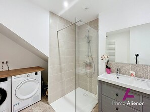 Bathroom - Spacious villa with parking and wifi - 10 guests (Vieux-Boucau-les-Bains)