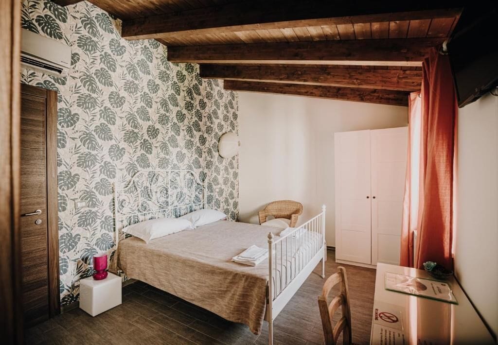 Desk, blackout curtains, iron/ironing board, free WiFi