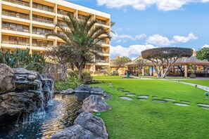 Property grounds - SUPER SALE! 1BD, 1BR Ocean-view getaway- Sugar Beach 215 (Kihei)