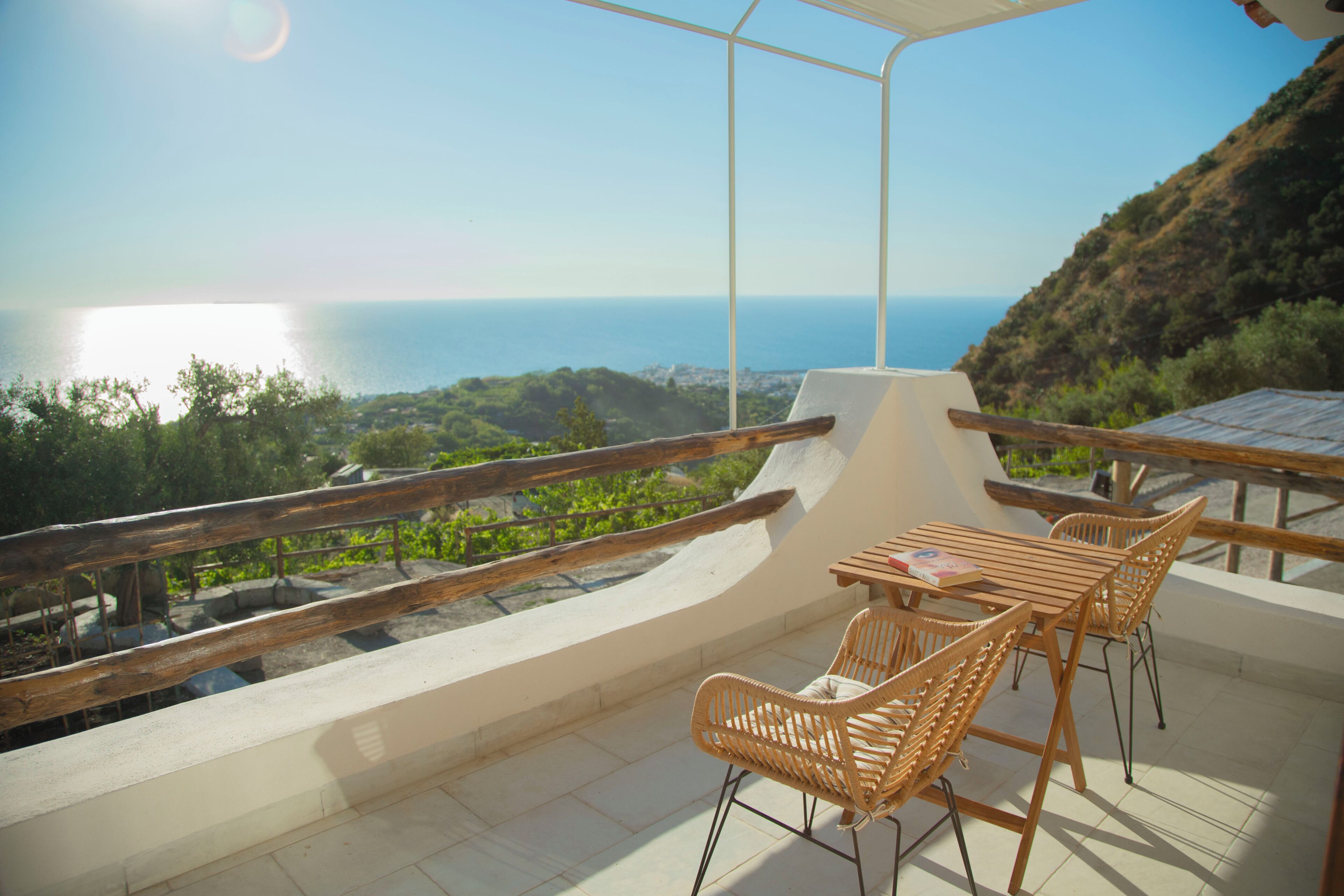 Panoramic Suite, Sea View | Outdoor dining