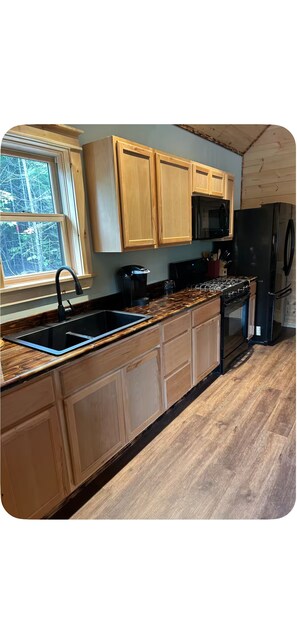 Private kitchen - Cozy & Private 2-bedroom cabin in  Greenville,Me (Greenville)