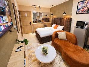 Comfort Studio Suite | Living area - Happy Lodge Shortlets & Suites (Lekki)