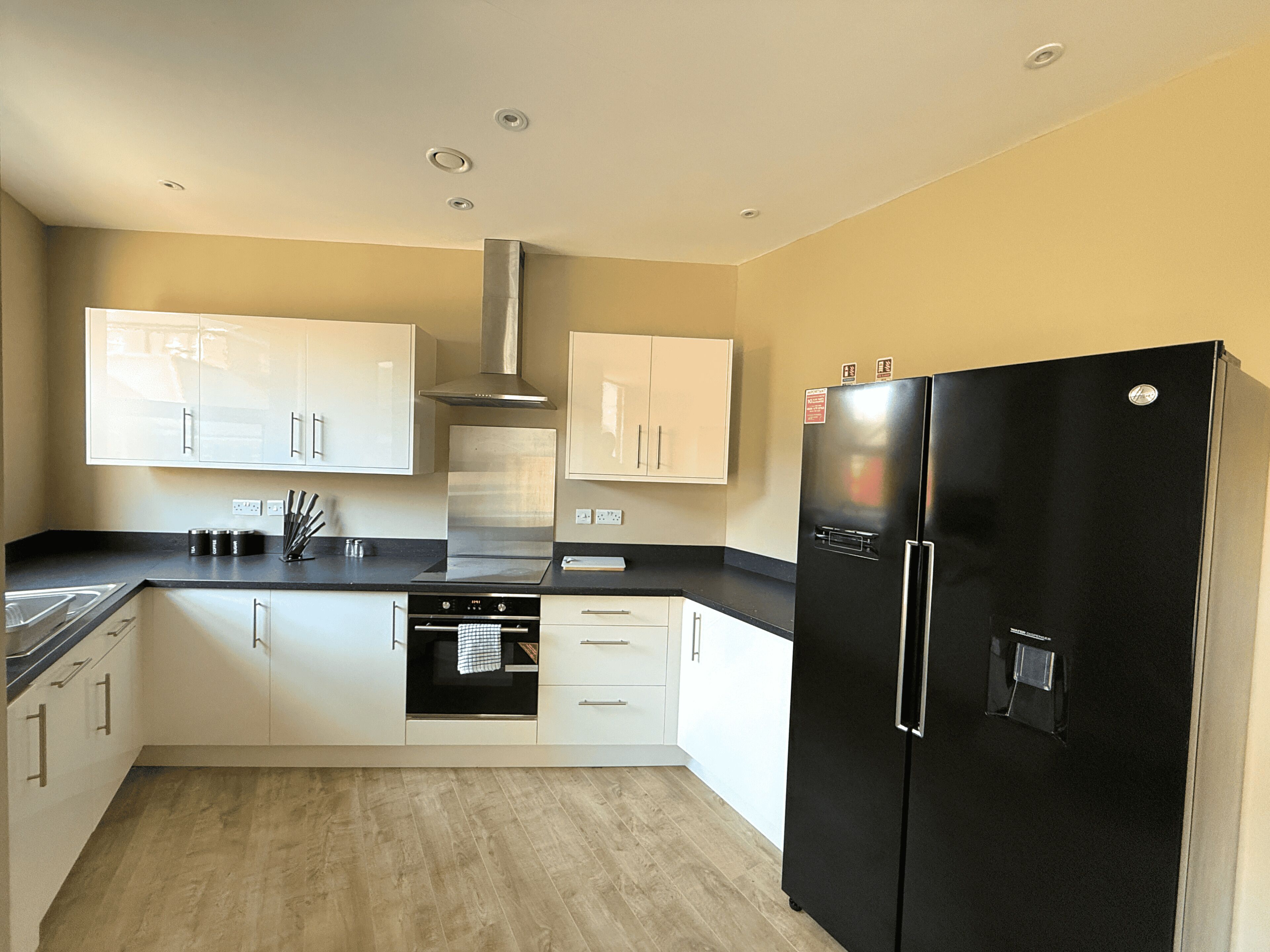 Standard Apartment | Private kitchen | Full-size fridge, microwave, oven, stovetop