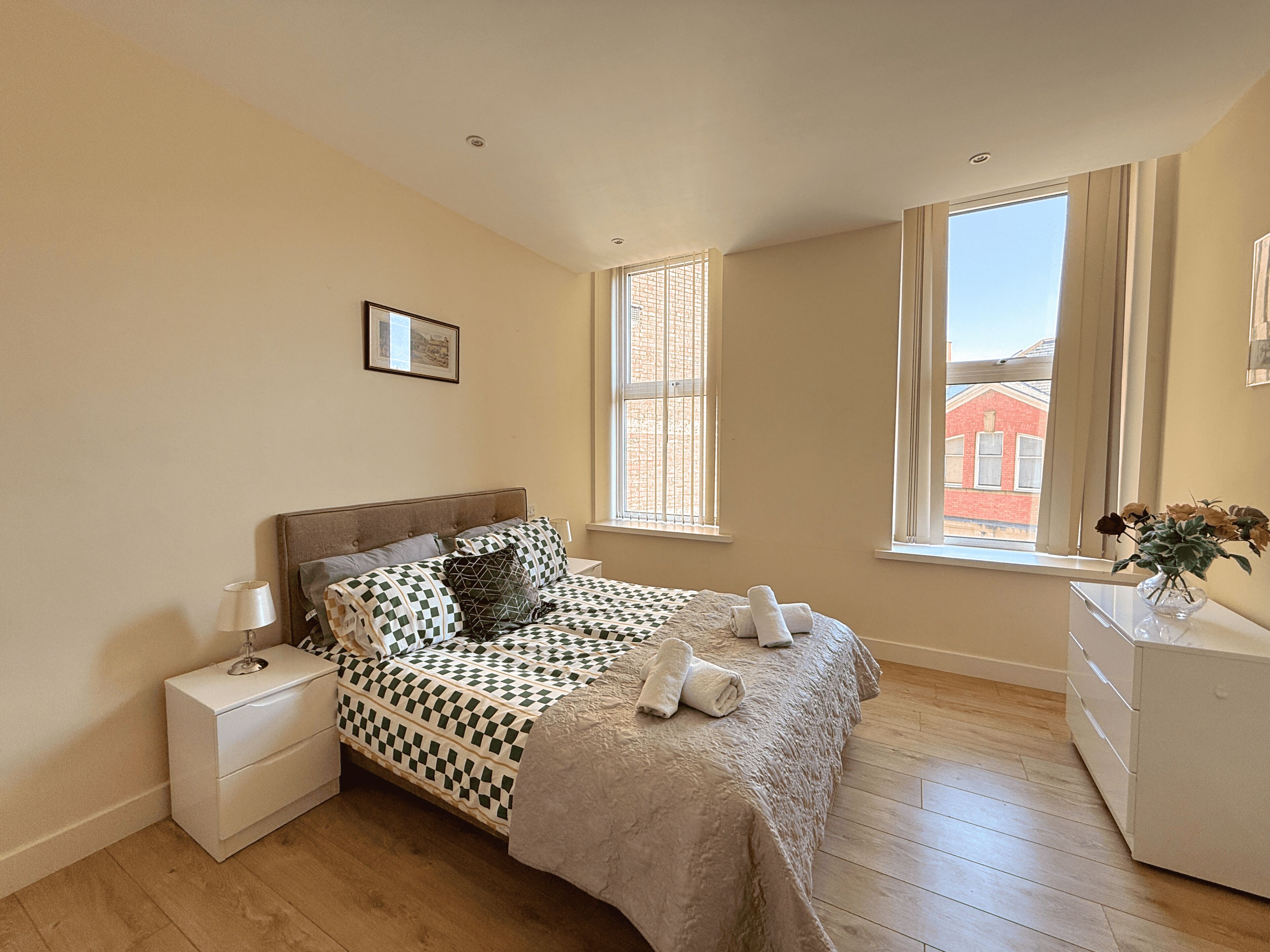 Standard Apartment | Laptop workspace, iron/ironing board, free WiFi, bed sheets