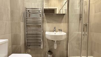 Standard Apartment | Bathroom | Free toiletries, hair dryer, towels, soap