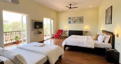 4-bedroom house in delightful Coimbatore with cool AC and space