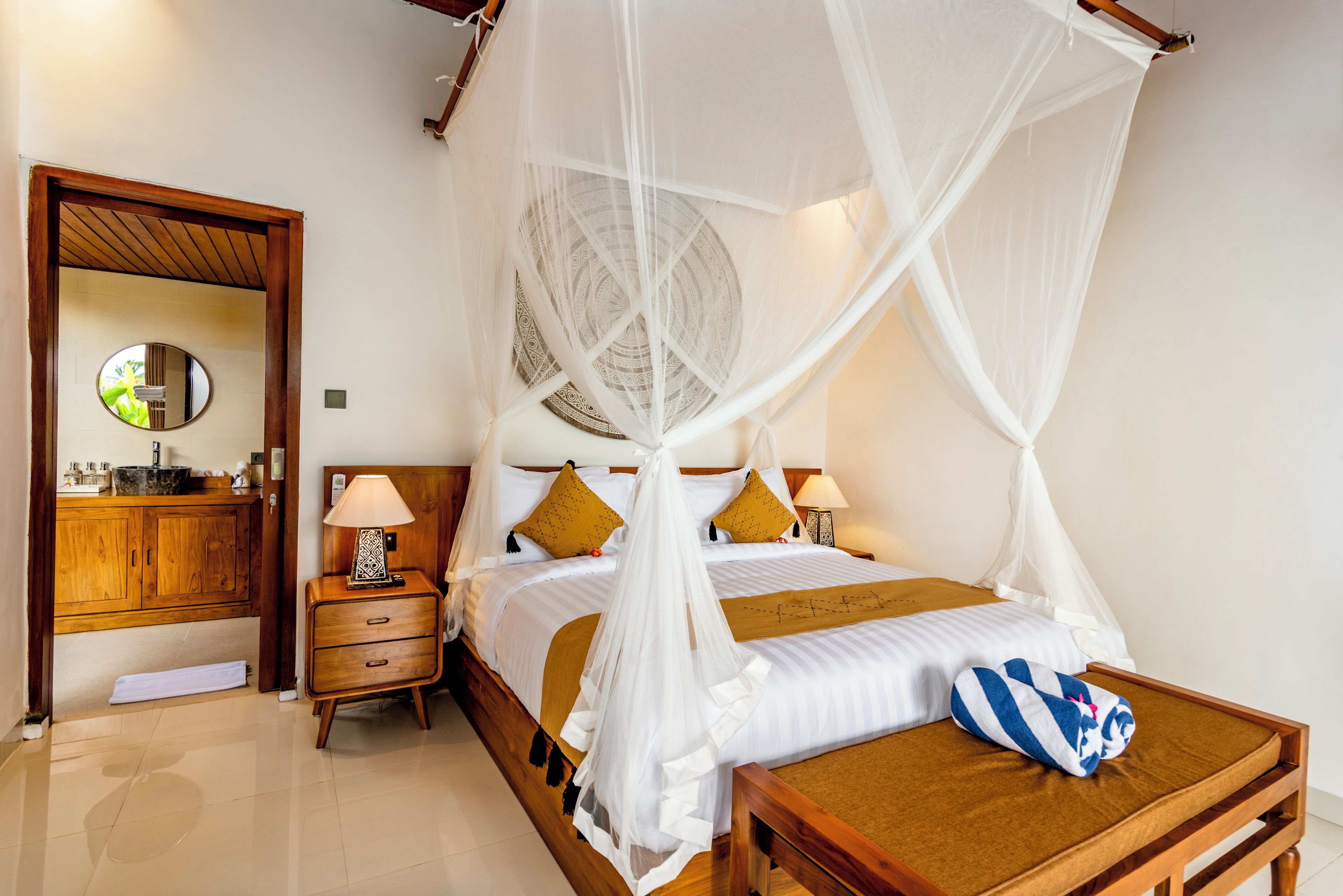 Villa de lujo, 1 cama King size, alberca privada, vista al jardín