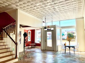 Interior - Stylish railroad boutique hotel.  5 ensuite rooms + apartment & banquet room. (Cowan)