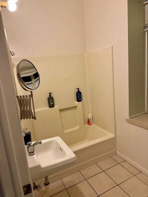 Bathroom - Stay at the historic Wenzil Taylor building located near Decorah, Iowa! (Calmar)