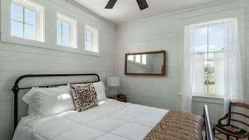 2 slaapkamers, een strijkplank/strijkijzer, wifi, beddengoed
