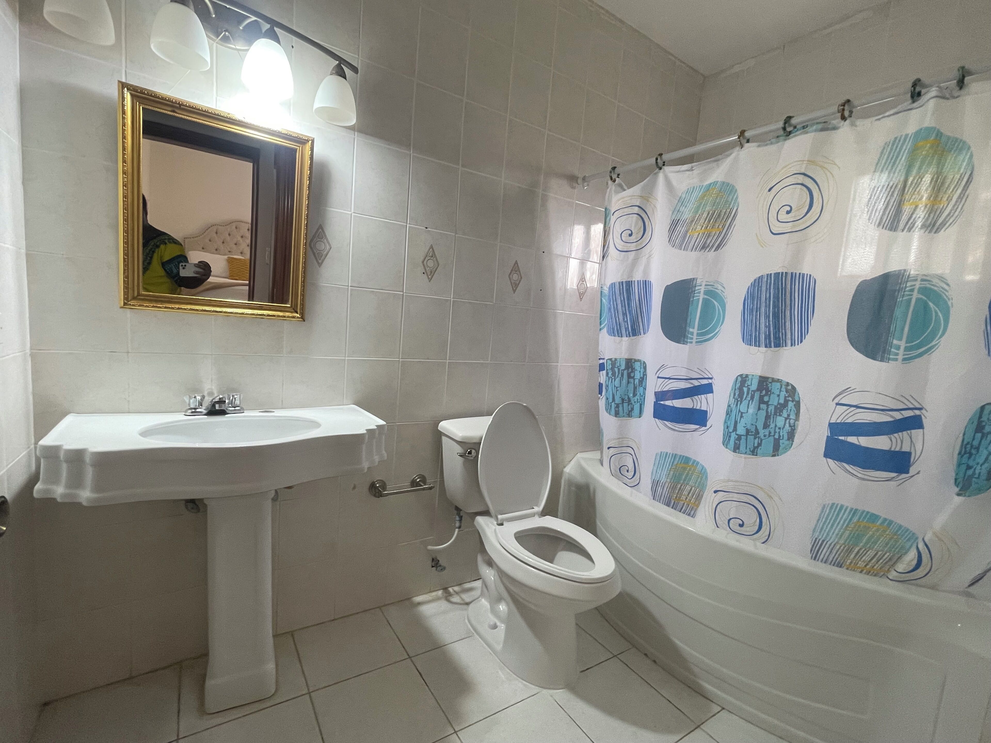 Towels, soap, toilet paper