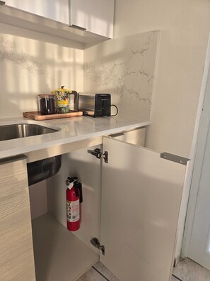 Apartment, City View | Private kitchen