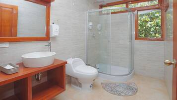 Regadera, amenidades de baño gratuitas, toallas, jabón