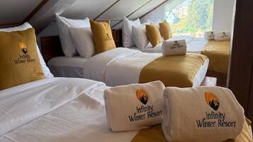 Deluxe Quadruple Room, Balcony, Ocean View | Laptop workspace, free WiFi