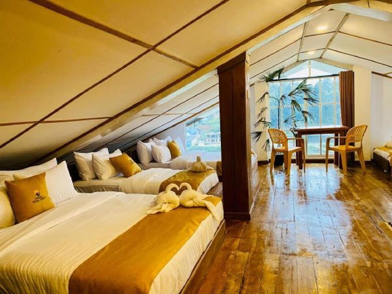 Deluxe Quadruple Room, Balcony, Ocean View