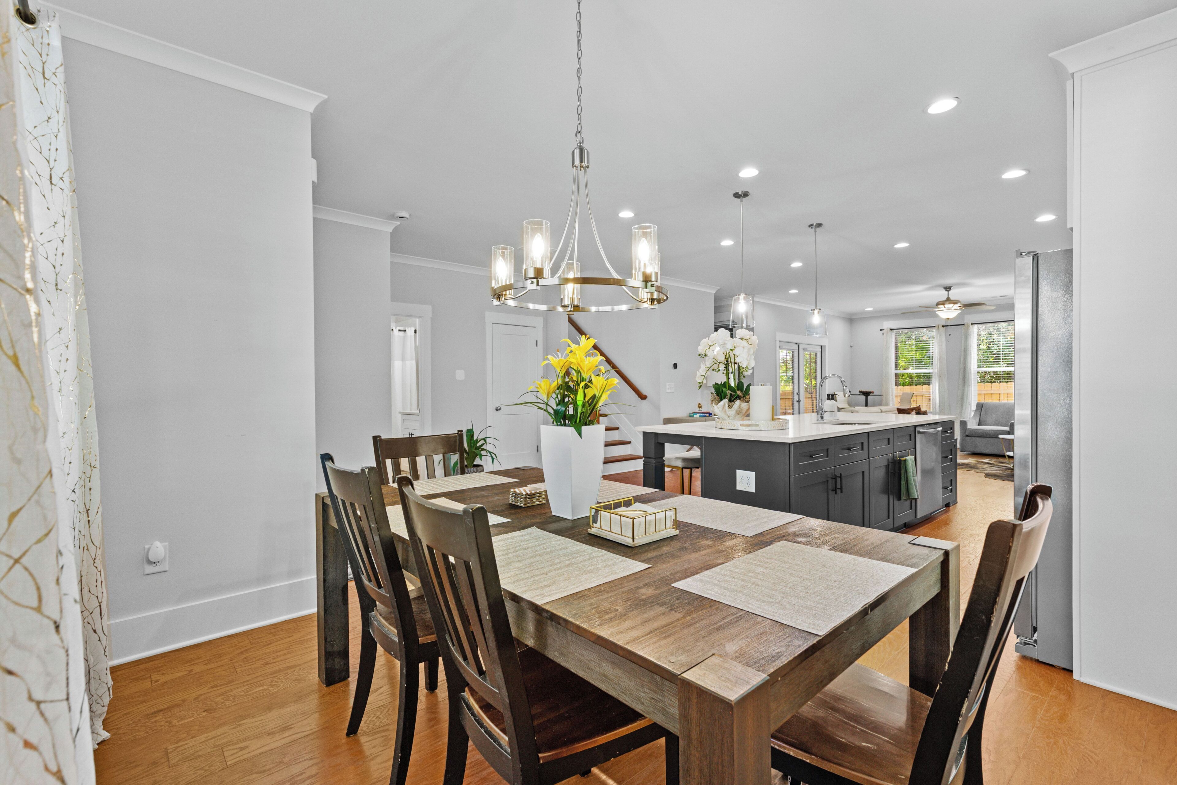 Dining. Cozy Modern Escape with Grill & Backyard Space