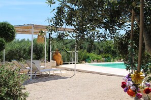 Outdoor pool - Cozy medieval trullo for couples and families seeking tranquility. (OSTUNI)