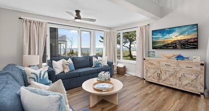 Oceanfront Oasis! Steps to the Beach! Hot Tub, Pool & Game Room!