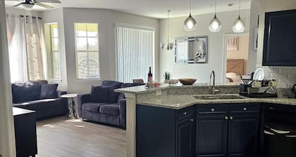 Charming 2 bedrooms and 2 full restrooms apparment in a gated community.