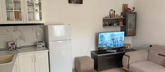 Enjoyable 1-bedroom house with AC in charming Hudenisht